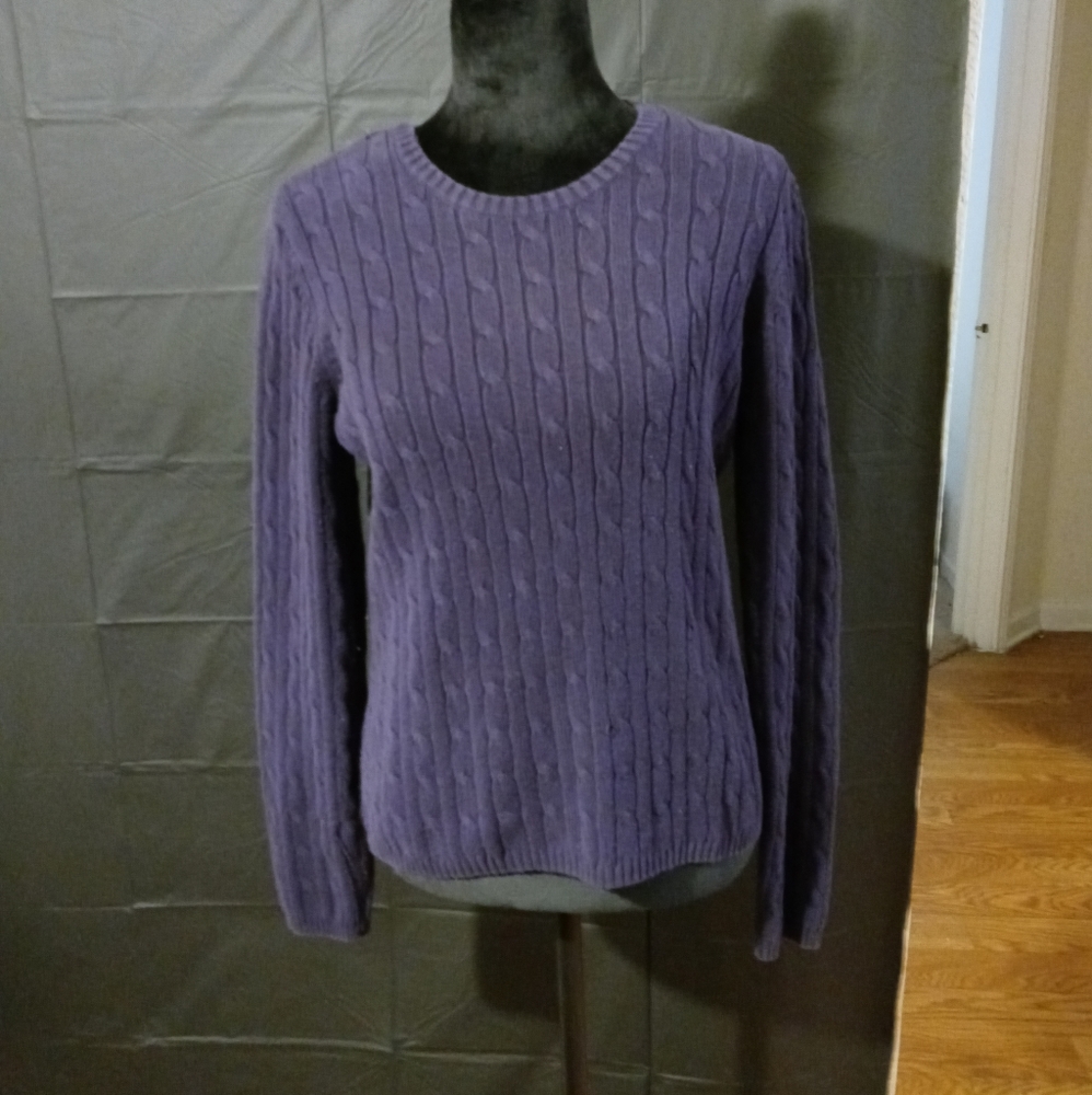 Purple sweater
